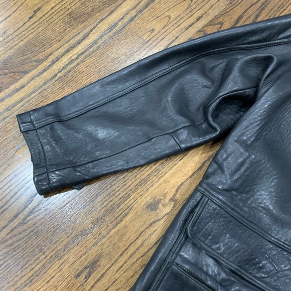 Vintage Danier Oversized Leather Jacket with Detachable Vest Men’s Small - Picture 5 of 12